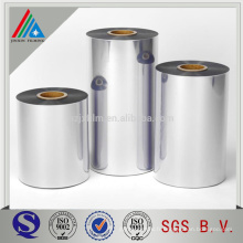 Silver High Barrier Film en PET métallisé pour emballage souple / Laminage / impression